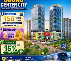 BCONS CENTER CITY – TÂM ĐIỂM SỐNG, LÀM VIỆC & ĐẦU TƯ TẠI LÀNG ĐẠI HỌC