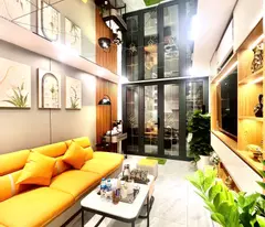 BÁN NHÀ HOÀNG HOA THÁM THANG MÁY NGÕ NÔNG 36M 5 TẦNG MT 3m 9,7 TỶ  TIỆN ÍCH NGẬP TRÀN
