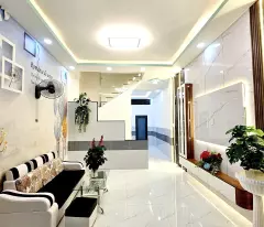 Nhà 2 mặt hẻm xe hơi Bùi Minh Trực P6Q8 P.Chánh Hưng full nội thất