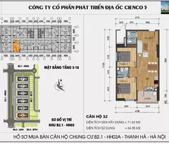 "SỞ HỮU CĂN HỘ 72M2 BAN CÔNG NAM CỰC MÁT - GIÁ CHỈ 3,4 TỶ TẠI KĐT THANH HÀ!"