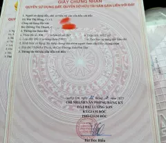Đất đẹp sẵn sổ công chứng , 100m ra nhà văn hoá, 800m ra chợ Đồi Sim