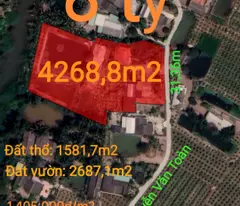 Bán hạ giá lô đất thổ vườn có nhà giá 6 tỷ