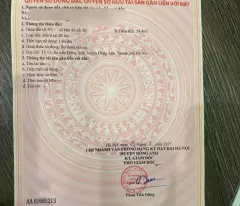Bán lô đất đẹp tổ 13- TTĐA - HN 5 tỷ 3 lh 0356118296 54,5m2