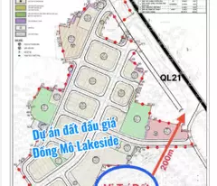 Em Vân có lô đất sát dự án đất Đồng Mô - Cách QL21 chỉ 200m -  Giá nhỉnh 3 tỷ