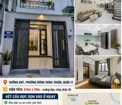 NHÀ ĐẸP ĐÔNG HƯNG THUẬN – GIÁ CHỈ 3.5 TỶ