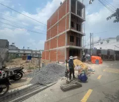 Bán đất 5x25m full thổ giá 3,75 tỷ Đường nhựa 6m Đông Thạnh 7