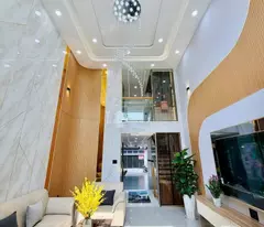Nhỉnh 13 tỷ có nhà 6 lầu đẹp ngang 4.3m 73m2 hẻm 183 Nguyễn Văn Khối tặng NT kèm T.máy.