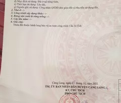 CHÍNH CHỦ CẦN BÁN NHÀ Ở CÀNG LONG , TRÀ VINH