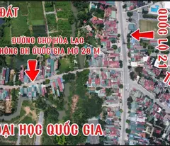 HÀNG MỚI THÔN 5 CHỢ HÒA LẠC – GẦN ĐHQG, VIEW HỒ CỰC THOÁNG