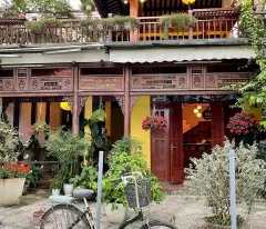 BÁN BIỆT THỰ GỖ SANG XỊN MẶT TIỀN Đ.NGUYỄN PHÚC CHU, PHỐ CỔ HỘI AN, ĐÀ NẴNG,- NGANG LỚN 9,6M*16M-