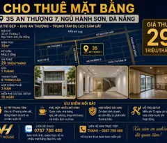Cho thuê nhà đường an thượng 7 số 35 ngũ hành sơn đà nẵng nguyên căn 2 tầng chính chủ