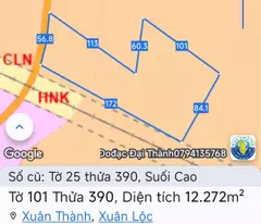 13,6 tỷ bán đất Xuân Lộc Đồng Nai