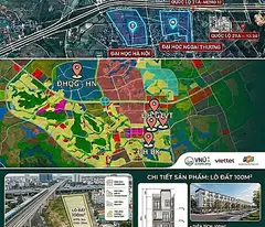 Gấp! Bán đất Hòa Lạc, Thạch Thất gần Đại học Quốc Gia, ĐH FPT, full thổ cư, SĐCC siêu đẹp, chỉ 24tr
