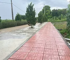 Bán mảnh đất( 8x15 )120m2 full thổ cư. xã Phú Cát Hà Nội,Cách ql21 150m, cạnh trường đại học công