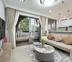 Bán Duplex sân vườn hiếm tại Masteri Thảo Điền Quận 2 – 140m²,view hồ bơi,nội thất mới,giá 20 Tỷ