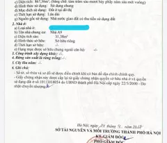 CẦN BÁN NHANH Căn Hộ Nhà A9, Khu Tập Thể Do Học Viện Quốc Phòng Xây Dựng Tại Q. Cầu Giấy, HN