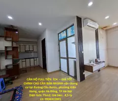 CĂN HỘ FULL TIỆN  ÍCH  – GIÁ TỐT – CHÍNH CHỦ CẦN BÁN NHANH căn chung cư tại quận Hà Đông, TP Hà Nội