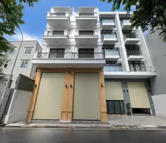 PHỐ HOA LÂM 65M2 NHÀ MỚI XÂY 6 TẦNG THANG MÁY Ô TÔ ĐÕ CỬA