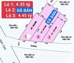 Bán 2 Lô Đất Giá Tốt Nhất Trường Thọ – Gần Hồ Văn Tư – Kha Vạn Cân – Võ Văn Ngân