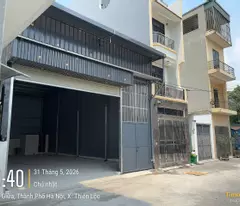 ► CHÍNH CHỦ CHO THUÊ KHO/XƯỞNG MỚI ĐẸP 120M² – MẶT TIỀN 8M – XE TẢI RA VÀO THOẢI MÁI.