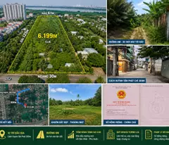 Đất 6.199m² Nhà Bè, tương lai mặt tiền đường mới, giá 60 tỷ