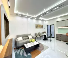 NHÀ ĐẸP SỐ RIÊNG ĐƯỜNG XE HƠI ,  PHÚ THUẬN Q7 (4,2X8 ) 2 TẦNG CHỈ 4 TỶ 380 TR FULL NỘI THẤT