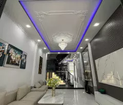 NHÀ MỚI 2 TẦNG  HẺM XE  HƠI  HUỲNH TẤN PHÁT Q7. 104M2 - 4PN - 6.450TỶ - SỔ HỒNG RÊNG