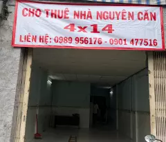 CHÍNH CHỦ CHO THUÊ NHÀ MẶT TIỀN NGUYÊN CĂN ĐƯỜNG HỒ THÀNH BIÊN – QUẬN 8,TPHCM