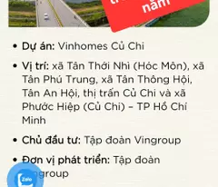 BÁN GẤP 14.250M² ĐẤT TRỒNG CÂY LÂU NĂM TẠI XÃ PHƯỚC HIỆP, HUYỆN CỦ CHI, TP HỒ CHÍ MINH - CHỈ