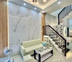 NHÀ MỚI ĐẸP FULL NỘI THẤT - SÁT VÁCH SÂN BAY - CHỈ 5.48