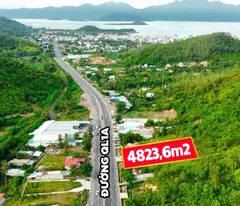 Mặt tiền QL1a Lương Sơn Tp. Nha Trang. Đất thổ cư ngang 40m có 400m2 thổ cư.!
