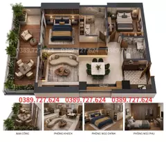 Căn hộ sân vườn tại Ecopalace Đăk Lăk - chỉ duy nhát ở tầng 3A số lượng giới hạn.