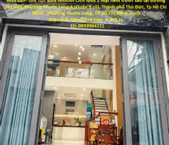 NHÀ ĐẸP- GIÁ TỐT BÁN NHANH CĂN NHÀ 2 mặt hẻm trước sau tại Phường Phước Long A Tp Thủ Đức, TPHCM
