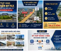 Đất Vàng Mặt Tiền ĐT743 – 5.575m² Phường An Phú = Thuận An Bình Dương Chỉ 106 Tỷ