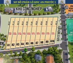 CHỈ CÒN 10 LÔ ĐẸP NHẤT DỰ ÁN NGAY TẠI KDC AN PHƯỚC I VÀ KCN CHƠN THÀNH I & II.