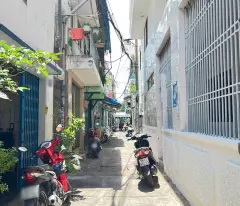 Nhà góc 5 tầng (6x14m) hẻm thông đường Nguyễn Chế Nghĩa P12Q8. Giá: 8.7 tỷ