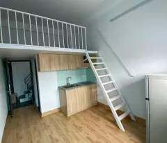 Cho thuê CC mini, có thang máy, gác xép, có ban công gần trường Bách-Kinh-Xây, 0981888335