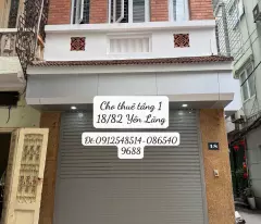 CHÍNH CHỦ CHO THUÊ MẶT BẰNG KINH DOANH TẦNG 1 – YÊN LÃNG