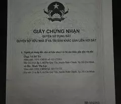 ► CHÍNH CHỦ CẦN BÁN LÔ ĐẤT ĐẸP TẠI TÂN QUÝ TÂY – BÌNH CHÁNH
