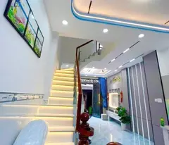 Bán nhà mới 3.4*11m hẻm Hưng Phú P10Q8 P.Chánh Hưng full nội thất
