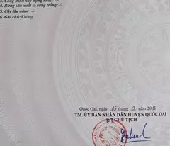 Chính chủ cần bán đất có sổ đỏ tại Thôn Thắng Đấu, Phú Cát, Hà Nội