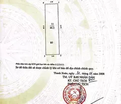 Bán nhà riêng diện tích 44,3m² sổ đỏ trên 48m² sử dụng tại Phường Khương Trung.