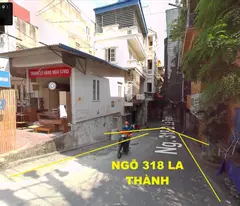Bán nhà 5 tầng ngõ 318 La Thành, phường Ô Chợ Dừa, Hà Nội, 44.5m2 x 5 tầng, ngõ 3m, miễn TG