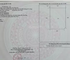 Cần sang nhượng gấp đất sổ hồng vị trí cực đẹp, 3 mặt tiền thuộc KCN Dầu Giây - Đồng Nai