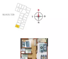 🔥 CĂN GÓC 2PN+ – 2WC | 63M² | CHỈ 1,9 TỶ | TẦNG 8 VIEW NỘI KHU