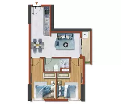 🔥 2PN – 48M² CHỈ 1,4 TỶ FULL VAT | TẦNG CAO – VIEW THOÁNG – NHẬN NHÀ CUỐI 2026