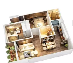 Bán chung cư 2 ngủ 2 WC toà Golden Field 24 Nguyễn Cơ Thạch