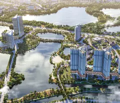 Căn hộ Gamuda Central Park trong công viên Yên Sở Hà Nội