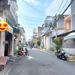 BÌNH TRỊ ĐÔNG -  BÁN ĐẤT TẶNG NHÀ - BÌNH TÂN - DT 83M2 - GIÁ CHỈ HƠN 50TR/M - NHÀ 1