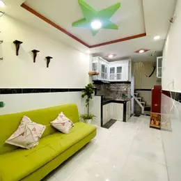 HẺM 1 TRỤC - 24M2 - 4 TẦNG, GIÁP Q1 - TẶNG NỘI THẤT- NHÀ NHỎ, CHƯA TỚI 3 TỶ,  NHIỀU CÔNG NĂNG